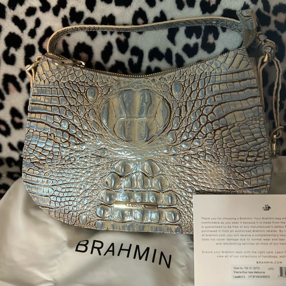 💙🤍NWT-BRAHMIN SHAYNA BLUE HAZE MELBOURNE 🤍💙 - Picture 12 of 17